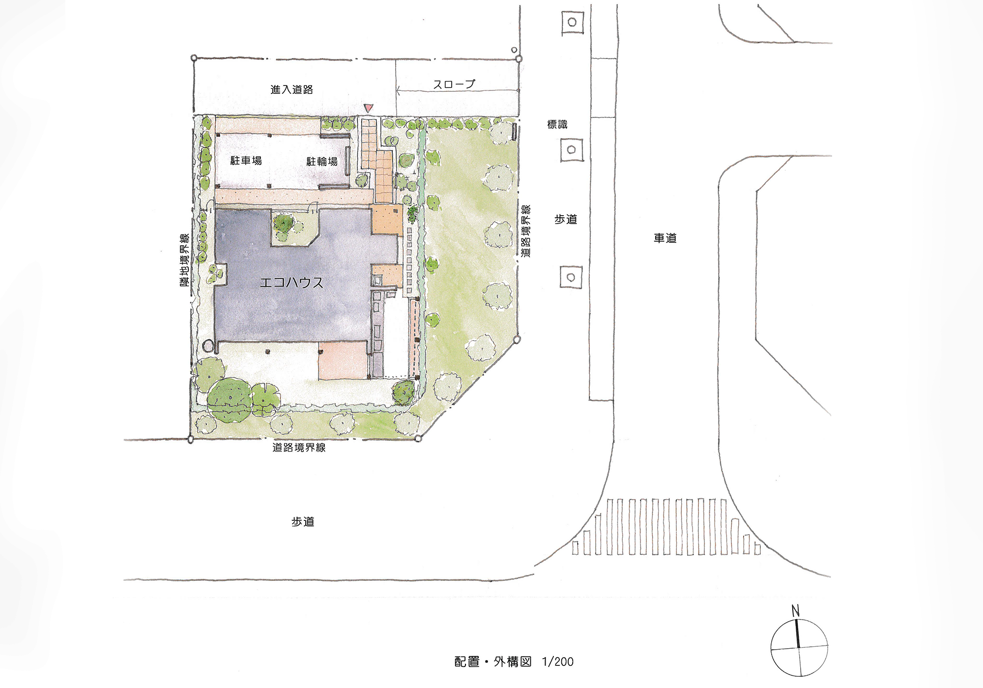 浜松市エコハウスモデル住宅【計画案】