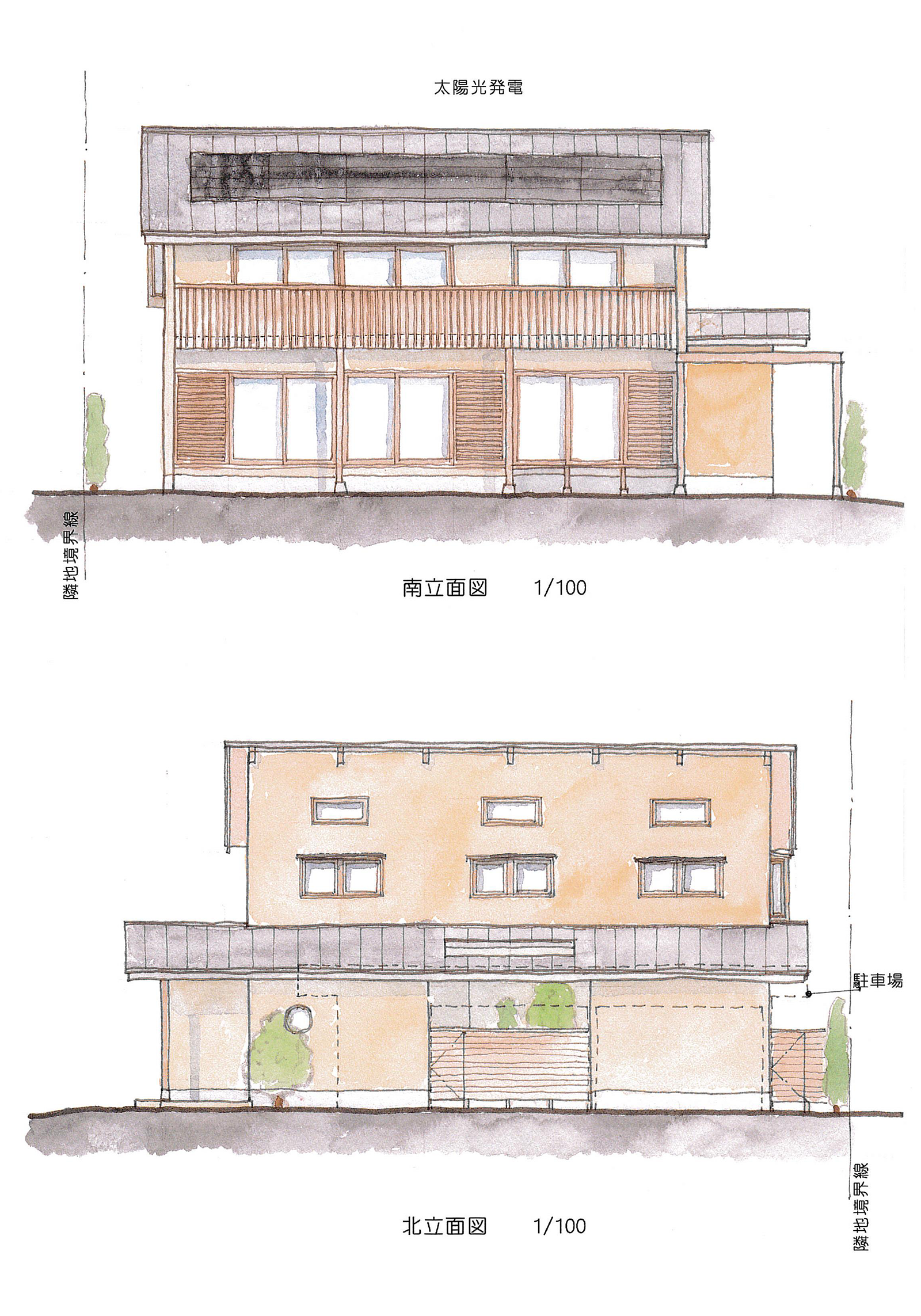 浜松市エコハウスモデル住宅【計画案】